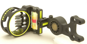 Toxonics K95 5 .019 fibre optic pin sight harmonic damper black RH or LH image