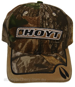 Hoyt Cap HD green camo with hoof print image