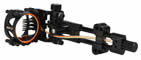 Hoyt Pro Series Dual Rod 5 .019 fibre optic pin micro sight black - click for more information