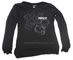 Hoyt Ladies Long Body Long Sleeve T Shirt Black image