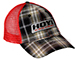 Hoyt Plaid Red Mesh cap - click for more information