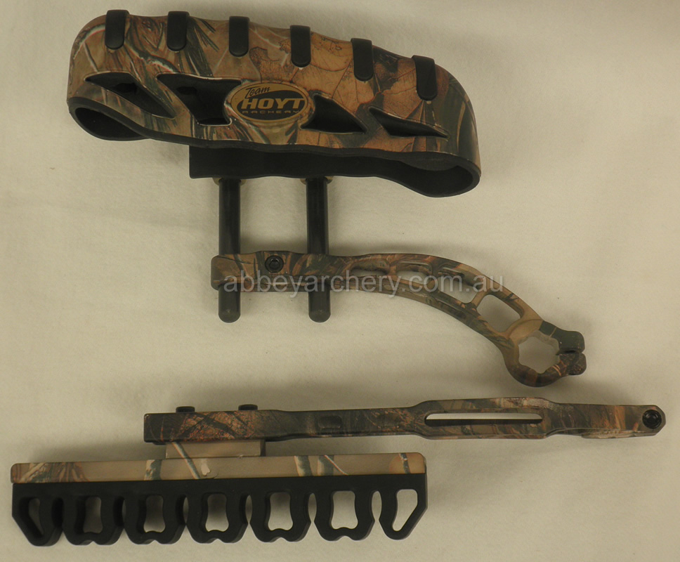 Hoyt Pro Series 6 arrow 2 piece bow quiver RH or LH large image. Click to return to Hoyt Pro Series 6 arrow 2 piece bow quiver RH or LH price and description