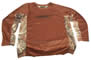 Hoyt Camo Trim Performance Long Sleeve T Shirt Brown - click for more information