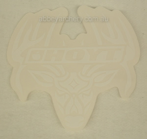 Team Hoyt Skull Decal 7" x 11" image