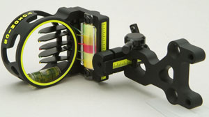 Toxonics K95 5 .019 fibre optic pin sight toolless black RH or LH image