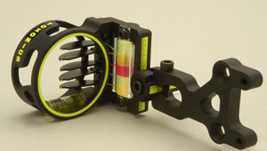 Toxonics K95 5 .019 fibre optic pin sight magnified toolless black RH or LH image