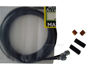 Martin Tear Drop Heavy Double Anchor Cable 5-64" Black image