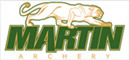 Martin Archery Cat Decal Sticker White image