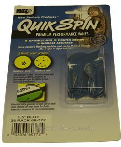 NAP QuikSpin Vanes 1.5" Blue 36 image