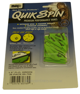 NAP QuikSpin Vanes 1.5" Fluoro Green 36 image