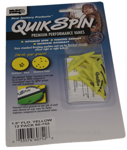 NAP QuikSpin Vanes 1.5" Fluoro Yellow 12 image