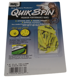 NAP QuikSpin Vanes 1.5" Fluoro Yellow 36 image