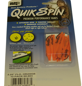 NAP QuikSpin Vanes 2.25" Fluoro Orange 12 image