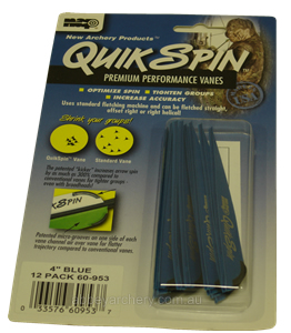 NAP QuikSpin Vanes 4" Blue 12 image