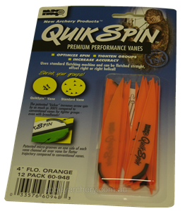 NAP QuikSpin Vanes 4" Fluoro Orange 12 image
