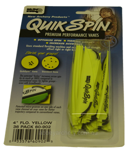 NAP QuikSpin Vanes 4" Fluoro Yellow 36 image