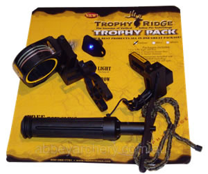 Trophy Ridge Trophy Pack - sight, rest, stabiliser, bowsling image