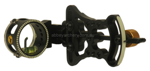Trophy Ridge Pursuit 1 Pin Adjustable Fibre Optic sight black RH image