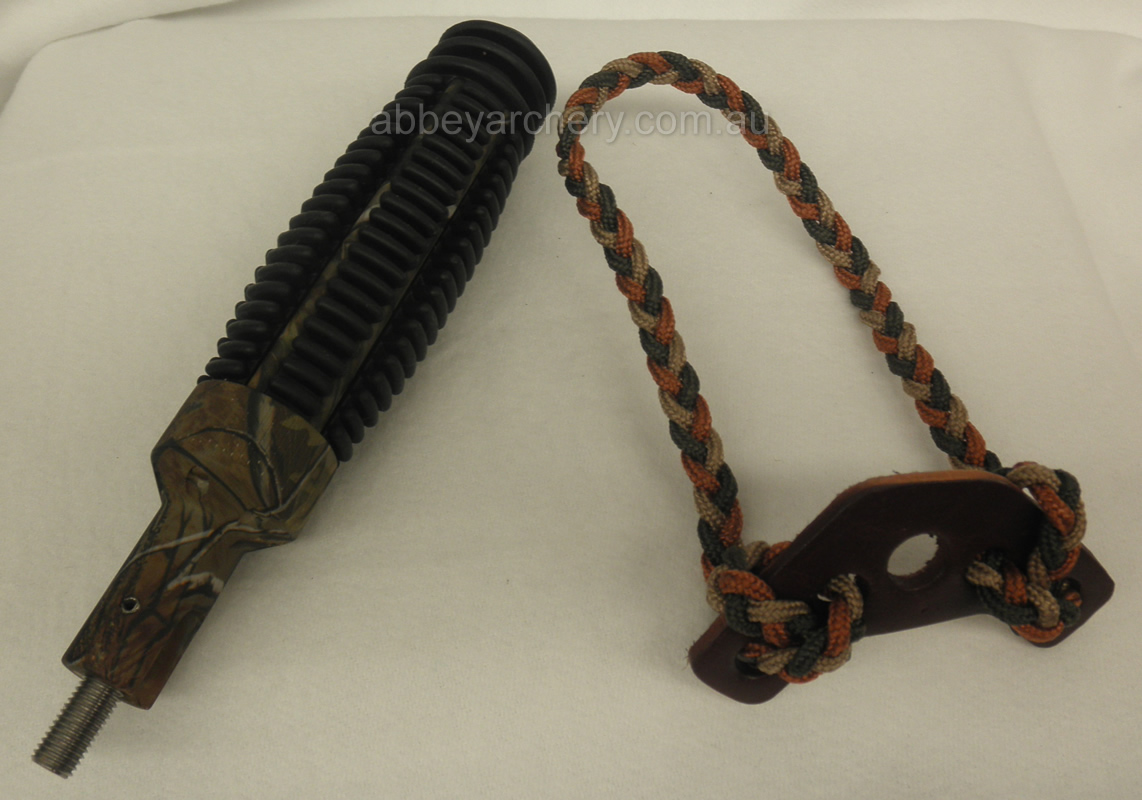 Trophy Ridge ShockStop Deluxe Stabiliser 6.5" 6oz camo, & sling large image. Click to return to Trophy Ridge ShockStop Deluxe Stabiliser 6.5" 6oz camo, & sling price and description