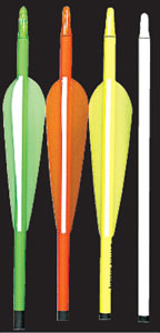 Vista Arrow Wraps for both carbon arrows and shafts Fluoro Green image