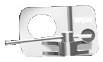 Win & Win Magnetic Arrow Rest Silver LH image