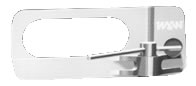 Win & Win Magnetic Arrow Rest with wider clicker hole Black RH image