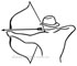 Vista Decal "Archer Outline" 15cm x 15cm (6" x 6") image
