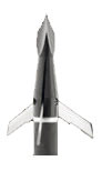 Rocket Aerohead Steelhead 3 blade mechanical broadhead 125gr, 3 pack image
