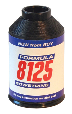 BCY 8125 Dyneema Thin bowstring 1-4 lb black image