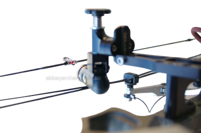 Accu-Laser showing laser dot picking up D-Loop nocking point