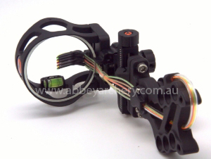 Apex Gear Attitude micro adjust 5 .019 fibre optic pin sight black image