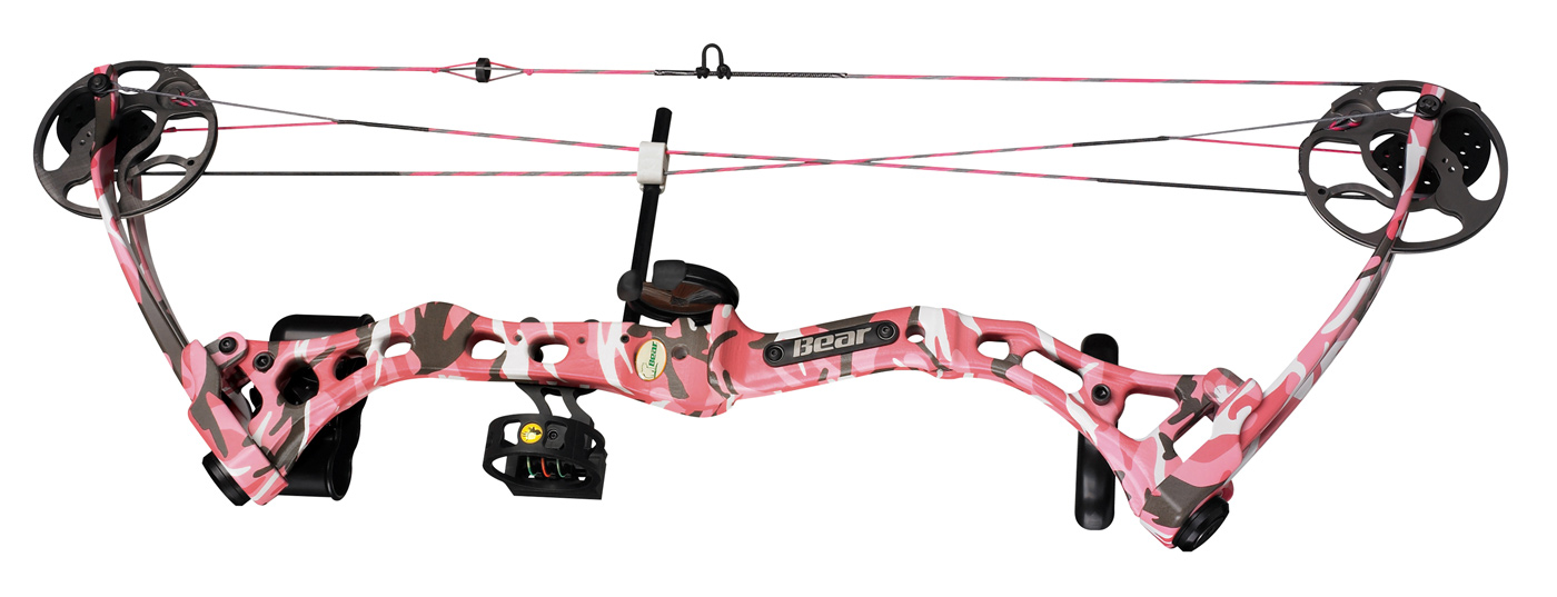 Bear Apprentice Ready to Hunt Bow Package Pink Camo large image. Click to return to Bear Apprentice Ready to Hunt Bow Package Pink Camo price and description