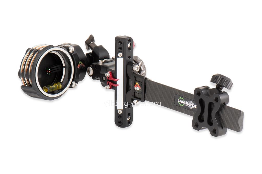 Axcel Landslyde Carbon Pro 3 .019 Pin slider sight with Accu Stat II scope large image. Click to return to Axcel Landslyde Carbon Pro 3 .019 Pin slider sight with Accu Stat II scope price and description