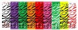 Bohning Blazer Tiger Arrow Wraps 4in Small Carbon - click for more information