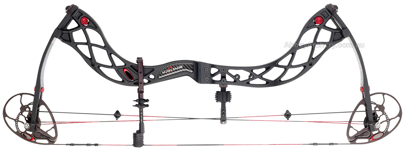 Bowtech Carbon Knight OEM Bow String & Cable Full Set – Red & Silver, By SMB