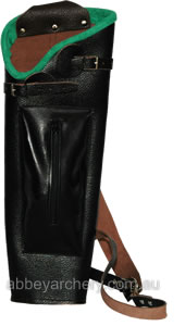 JMR Rangemaster Leather Back Quiver pouch single strap 18in image