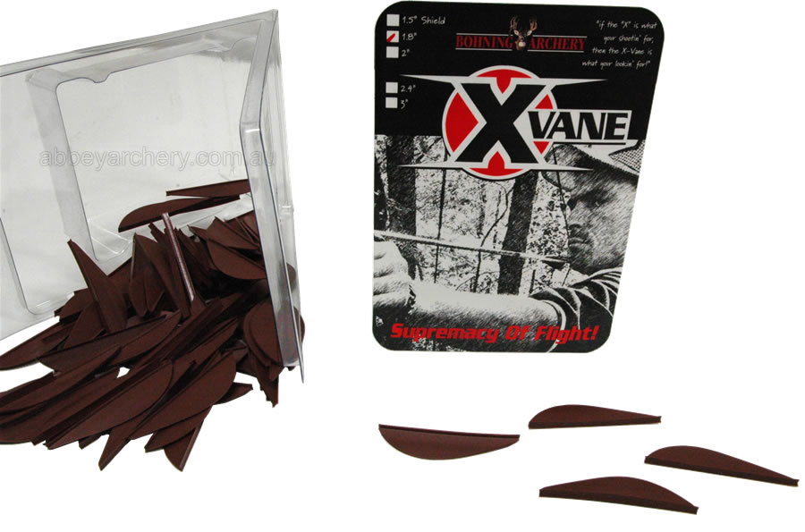 Bohning X Vane 1.8" 100's large image. Click to return to Bohning X Vane 1.8" 100's price and description