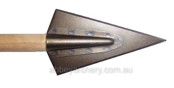 Tusker Delta glue on 2 blade broadhead 160gr large image. Click to return to Tusker Delta glue on 2 blade broadhead 160gr price and description