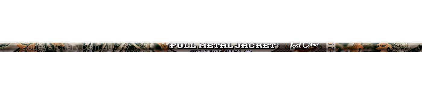 Easton Axis Full Metal Jacket Lost Camo shaft dozen large image. Click to return to Easton Axis Full Metal Jacket Lost Camo shaft dozen price and description
