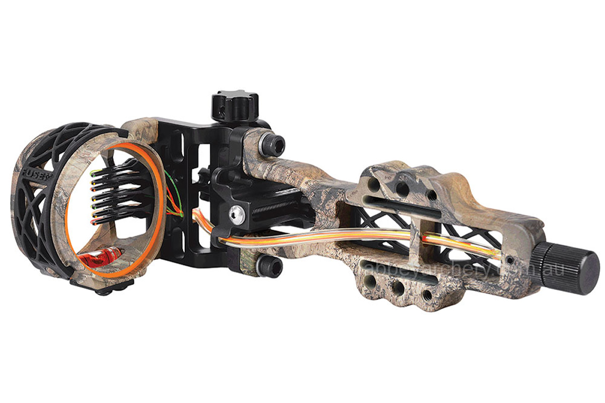 FUSE Helix Series 5 .019 fibre optic pin micro sight camo large image. Click to return to FUSE Helix Series 5 .019 fibre optic pin micro sight camo price and description
