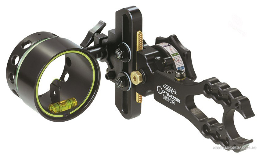 HHA Optimizer Tetra .019 pin sight with 2in sight housing large image. Click to return to HHA Optimizer Tetra .019 pin sight with 2in sight housing price and description