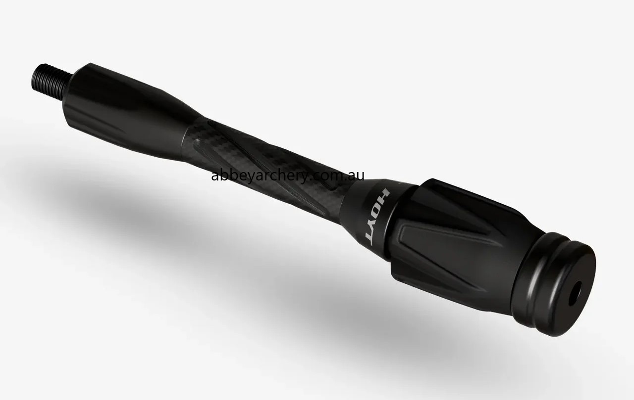 Hoyt Stealth Pro Series 8in Stabiliser Black large image. Click to return to Hoyt Stealth Pro Series 8in Stabiliser Black price and description