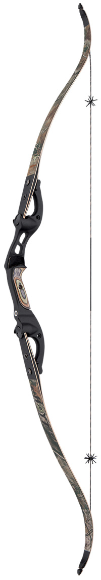 Frank Worthley Mangle lærred Hoyt Fred Eichler Signature Series Buffalo takedown recurve