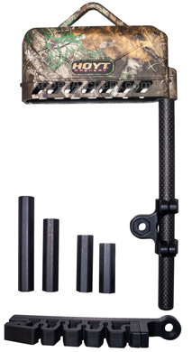 Hoyt Carbon Solo 2 piece 6 arrow bow quiver image