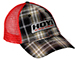 Hoyt Plaid Red Mesh cap - click for more information