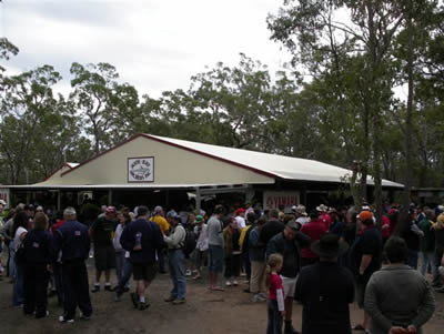 Spectators gather
