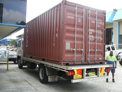 Our container full of bows has arrived