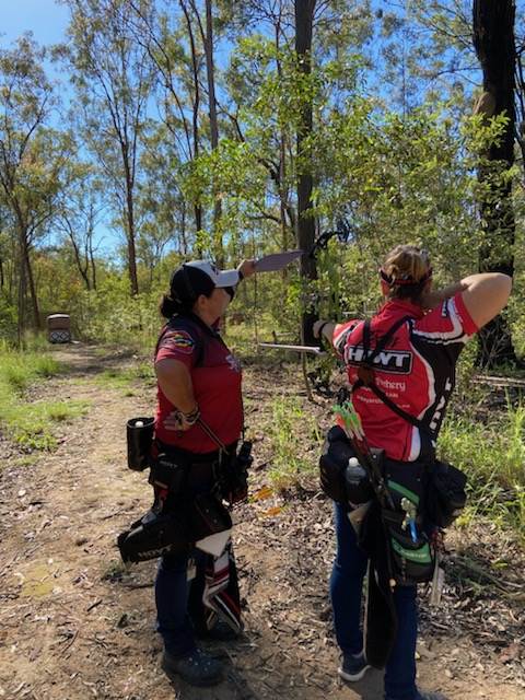 Jeanette and Shayna competing in Ladies Freestyle Unlimited