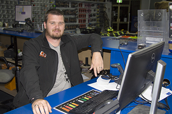 Jonathon at front counter