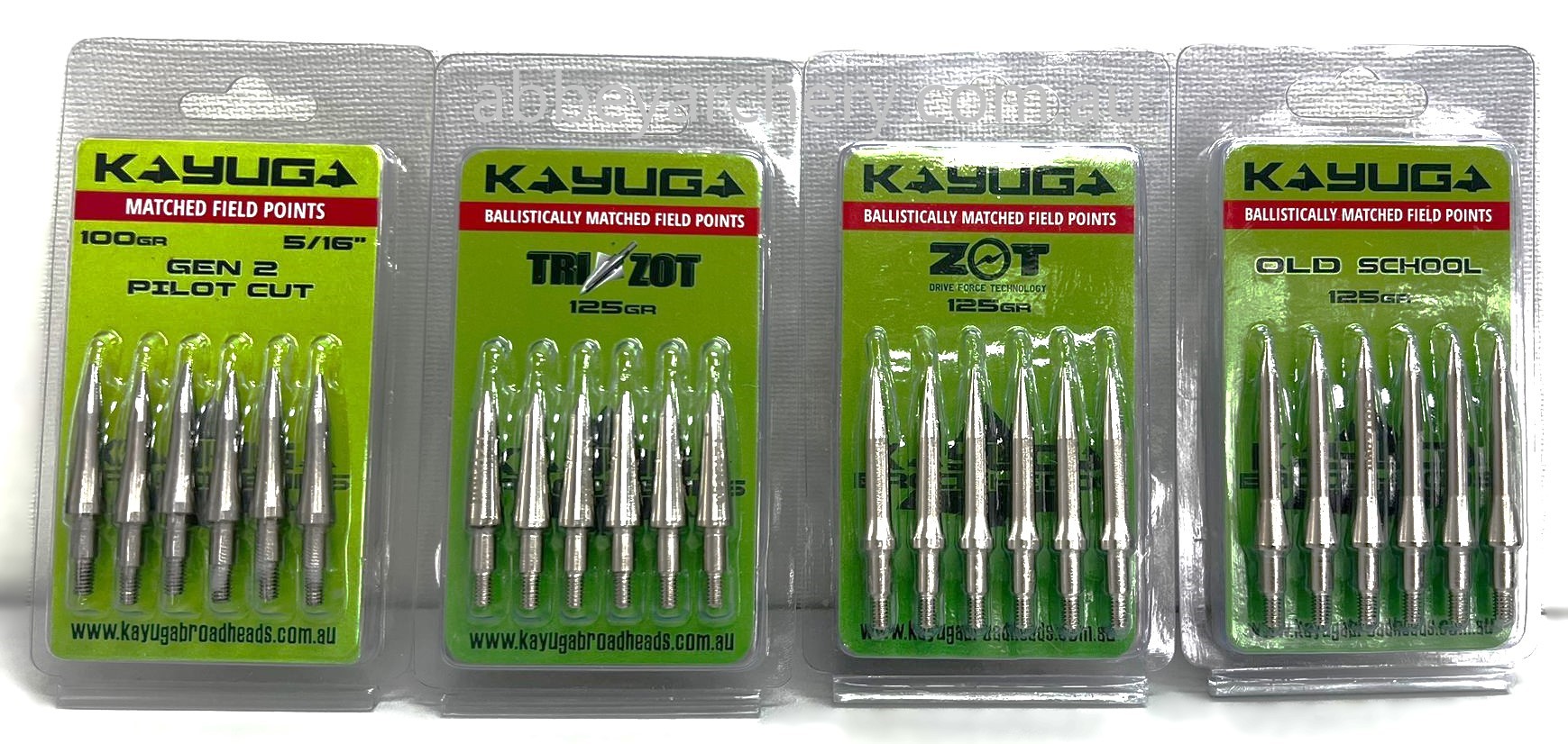Kayuga Matched Grade field points 6 pack large image. Click to return to Kayuga Matched Grade field points 6 pack price and description